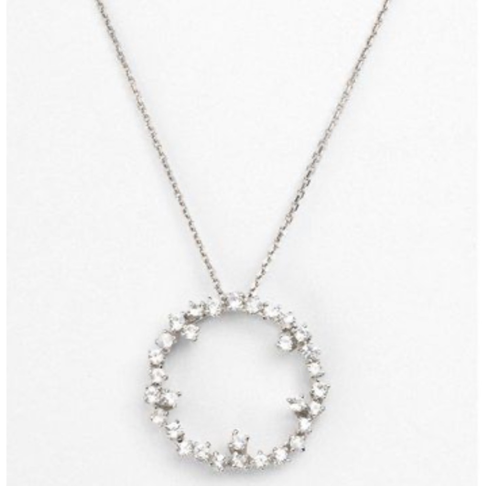 Suzanne Kalan 14K Diamond Mini Starburst Pendant Necklace